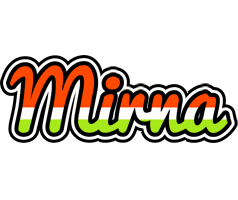 Mirna exotic logo