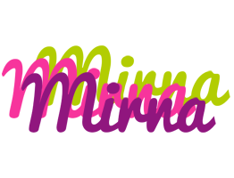 Mirna flowers logo