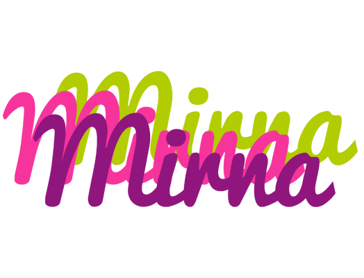 Mirna flowers logo