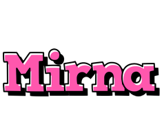 Mirna girlish logo