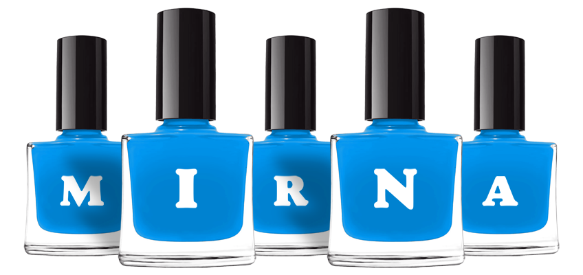 Mirna glossy logo