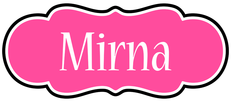 Mirna invitation logo