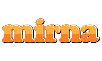 Mirna orange logo