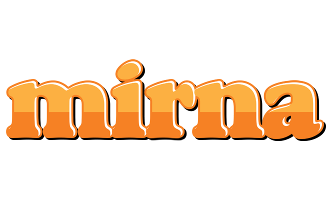 Mirna orange logo