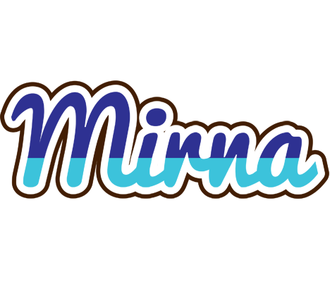 Mirna raining logo