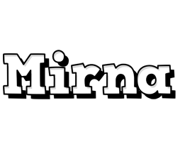 Mirna snowing logo