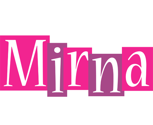 Mirna whine logo