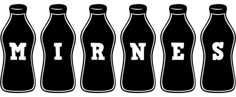 Mirnes bottle logo
