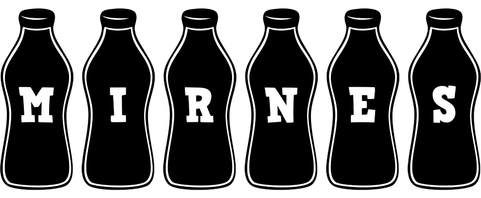 Mirnes bottle logo