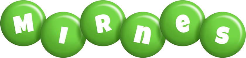 Mirnes candy-green logo