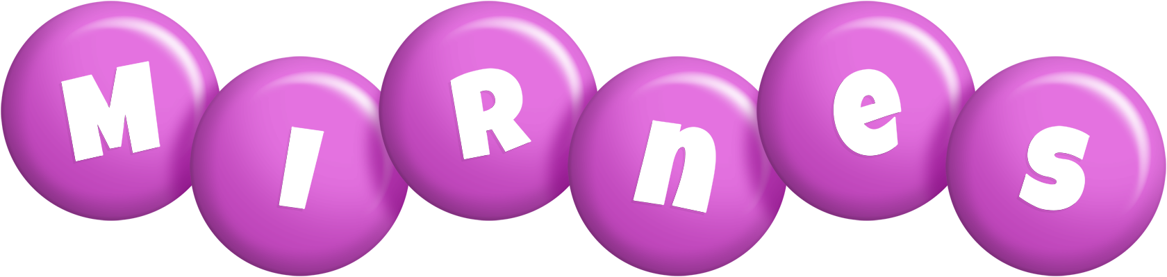 Mirnes candy-purple logo