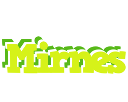 Mirnes citrus logo