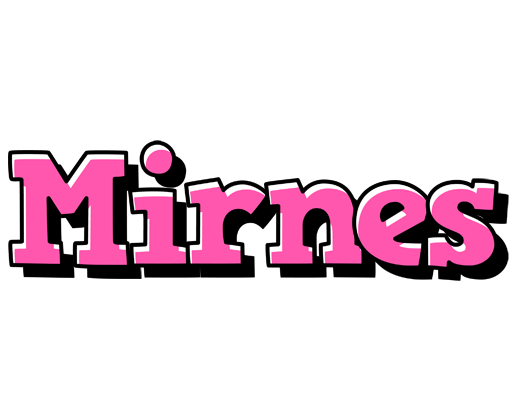 Mirnes girlish logo