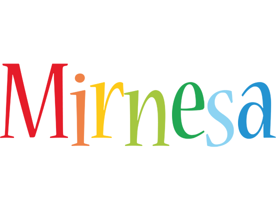 Mirnesa birthday logo