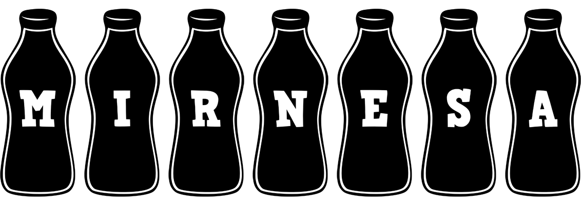Mirnesa bottle logo