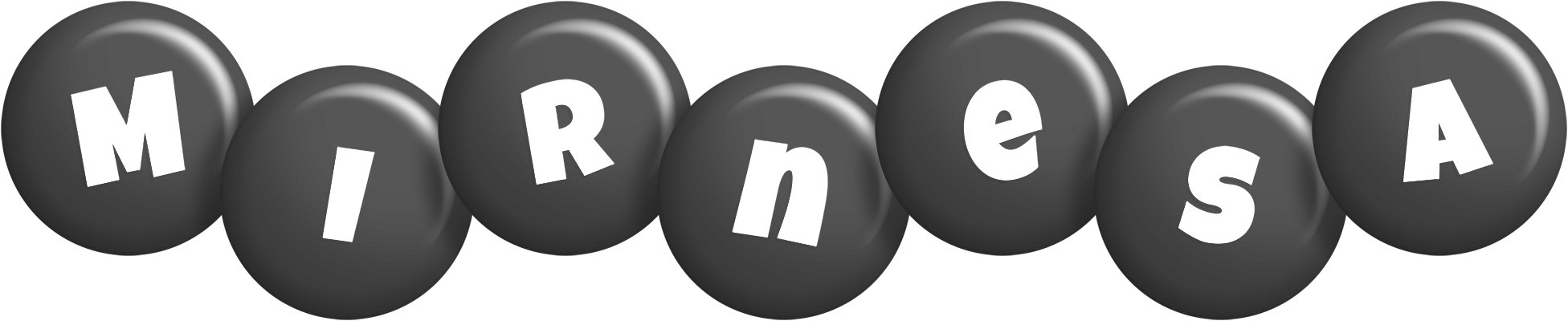 Mirnesa candy-black logo