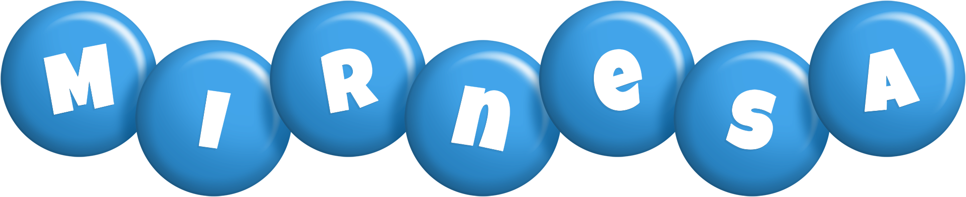 Mirnesa candy-blue logo