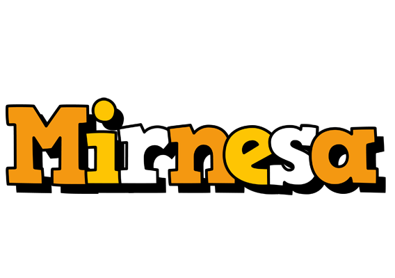 Mirnesa cartoon logo