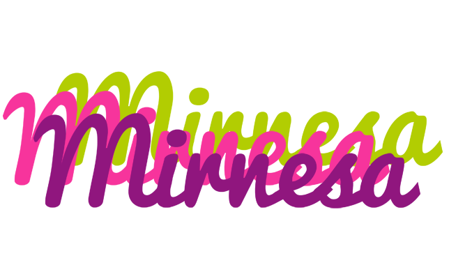 Mirnesa flowers logo