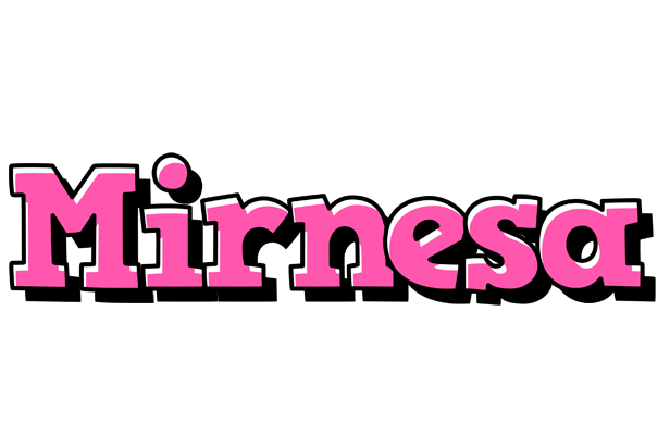 Mirnesa girlish logo
