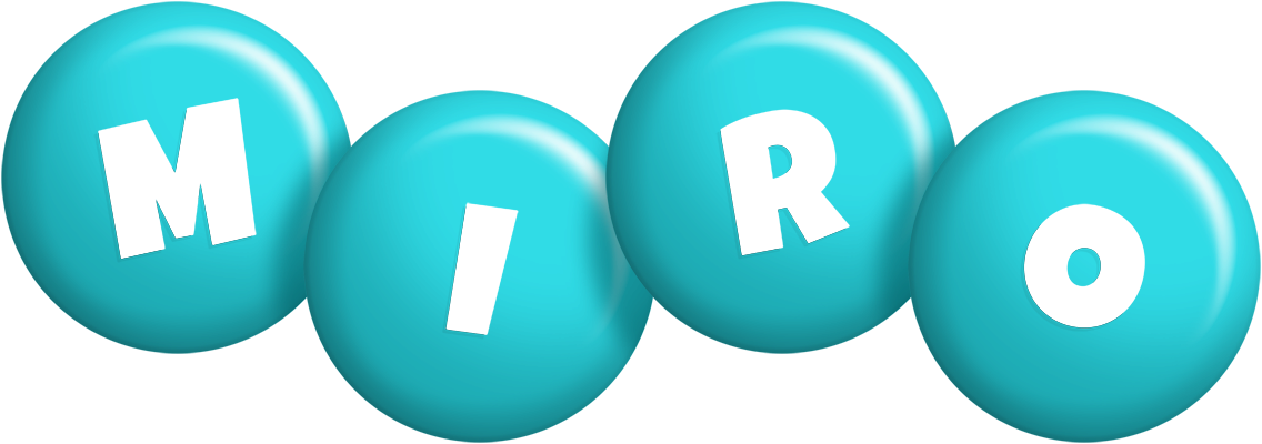 Miro candy-azur logo