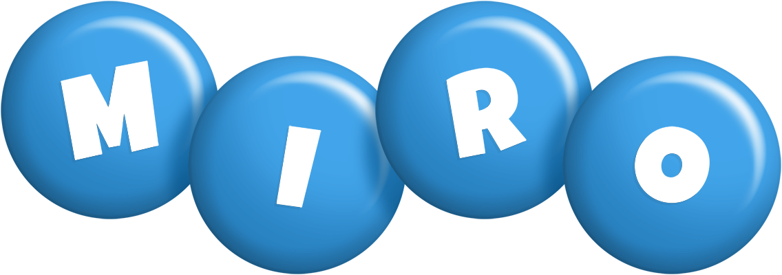 Miro candy-blue logo