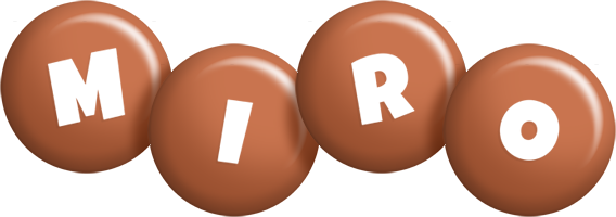 Miro candy-brown logo