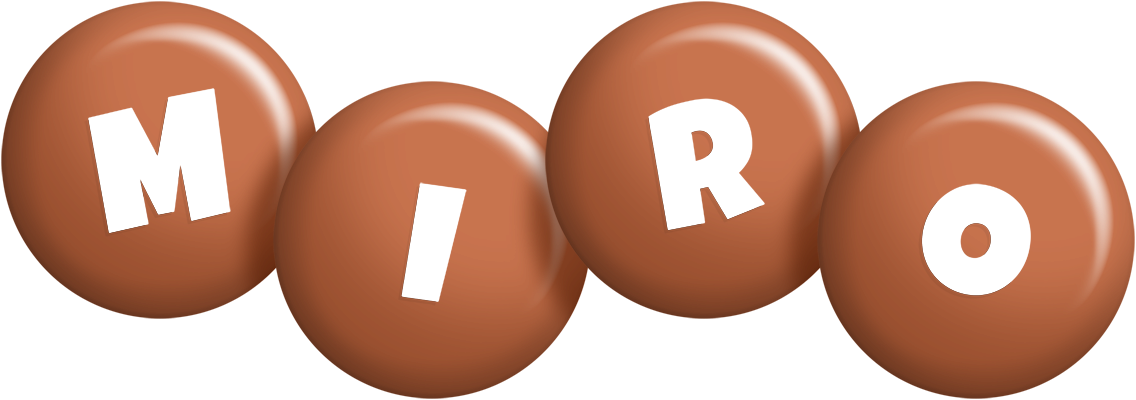 Miro candy-brown logo