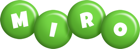 Miro candy-green logo