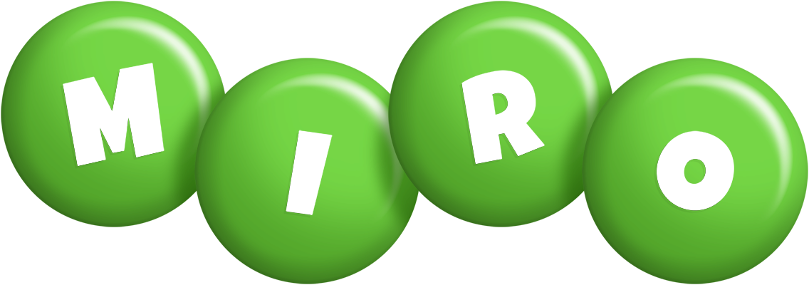 Miro candy-green logo