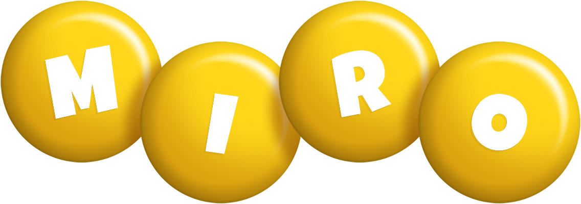 Miro candy-yellow logo