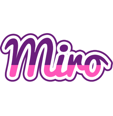 Miro cheerful logo