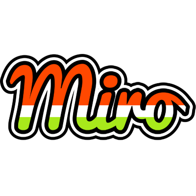 Miro exotic logo