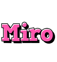 Miro girlish logo