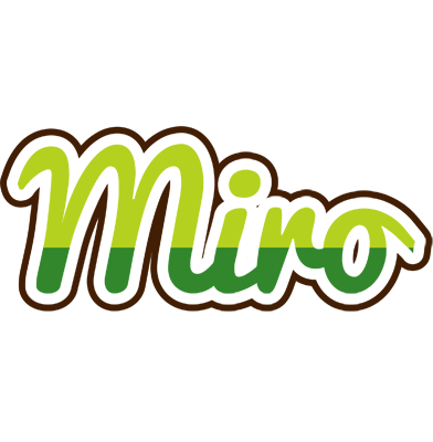 Miro golfing logo