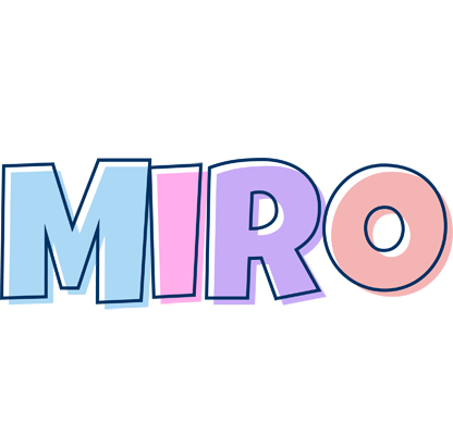 Miro pastel logo