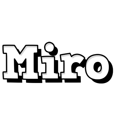 Miro snowing logo
