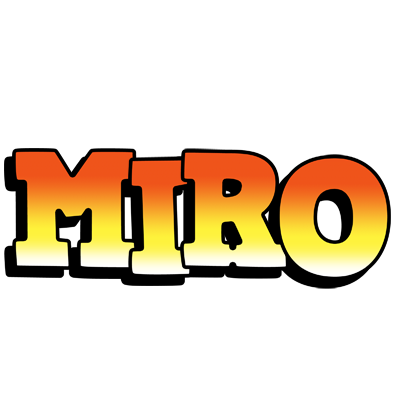 Miro sunset logo