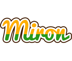 Miron banana logo