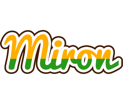 Miron banana logo