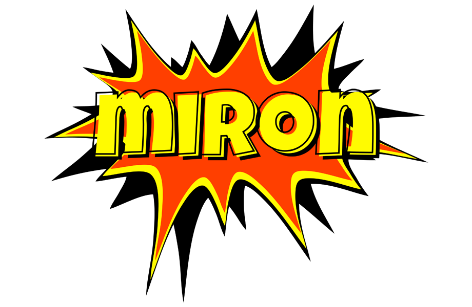 Miron bazinga logo