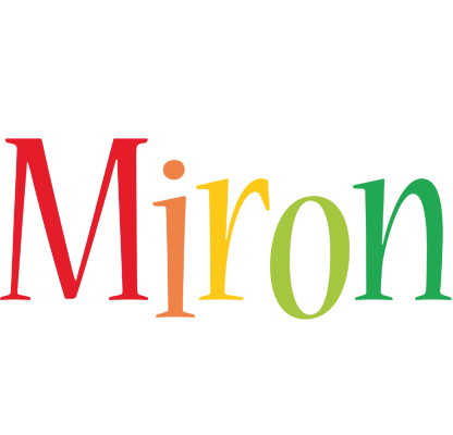 Miron birthday logo