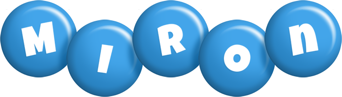 Miron candy-blue logo