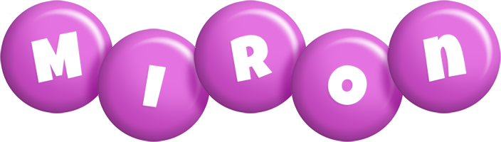 Miron candy-purple logo