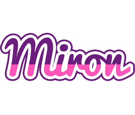 Miron cheerful logo
