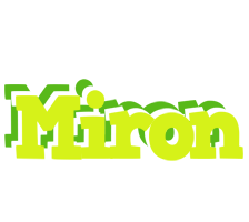 Miron citrus logo