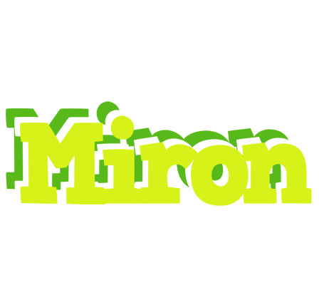 Miron citrus logo