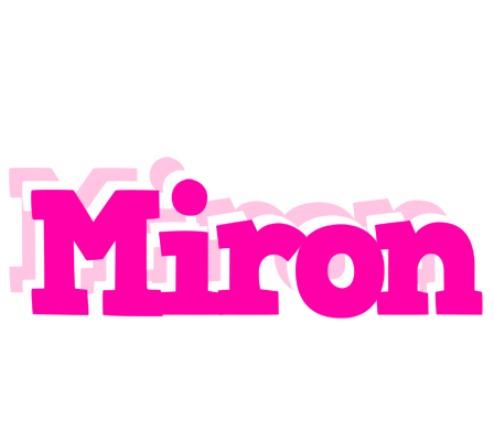 Miron dancing logo