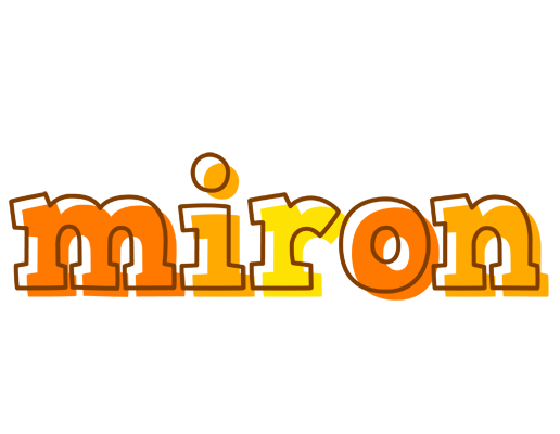 Miron desert logo