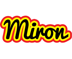 Miron flaming logo